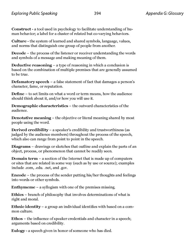 Exploring Public Speaking - Page 394